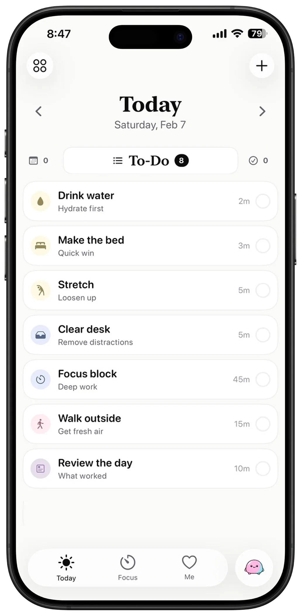 Domi app interface preview
